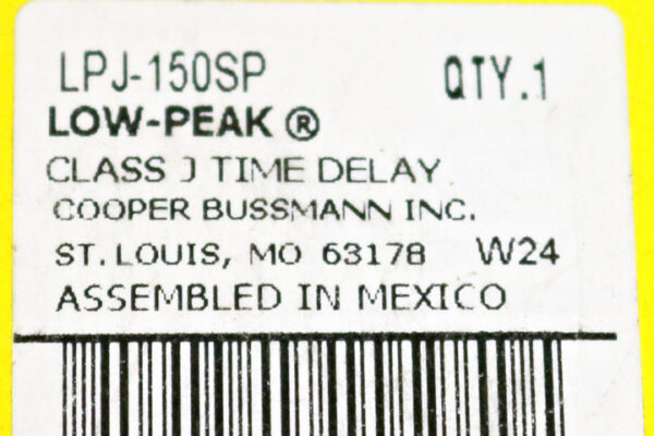 Cooper Bussmann Fuse  LPJ-150SP Low Peak - Neu - 4.jpg